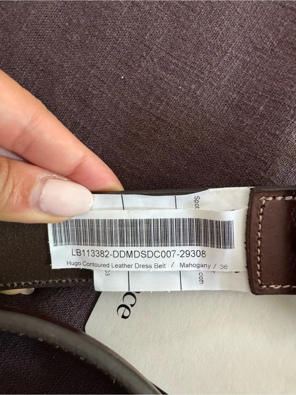 Quince Hugo leather belt